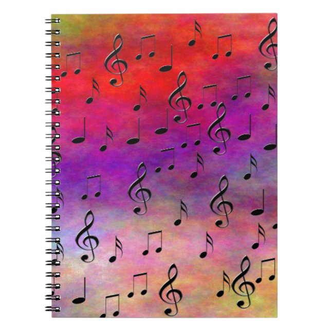 Carnet Music Instruments note des tonalités de danse (Devant)