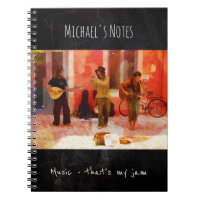 Music That's my Jam - Peinture de musiciens de rue