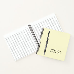 Carnet Musicien de basson professeur de musique Woodwind