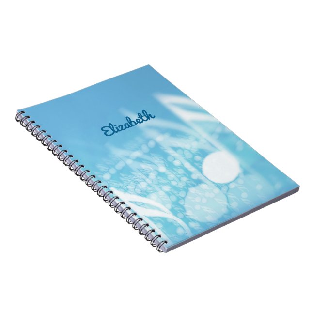 Carnet Musique bleue personnalisée (Côté Droit)