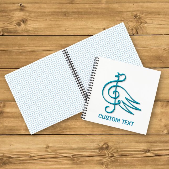 Carnet Musique Blue Bird (Créateur téléchargé)