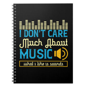 Carnet Musique - Ce que j'aime est sons