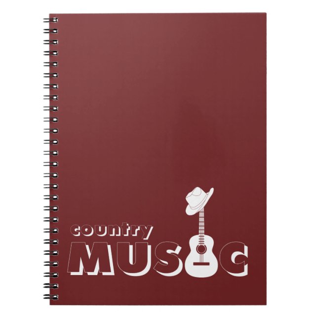 Carnet Musique country (Devant)