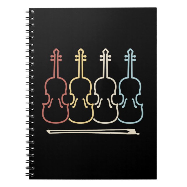 Carnet Musique de violon (Devant)