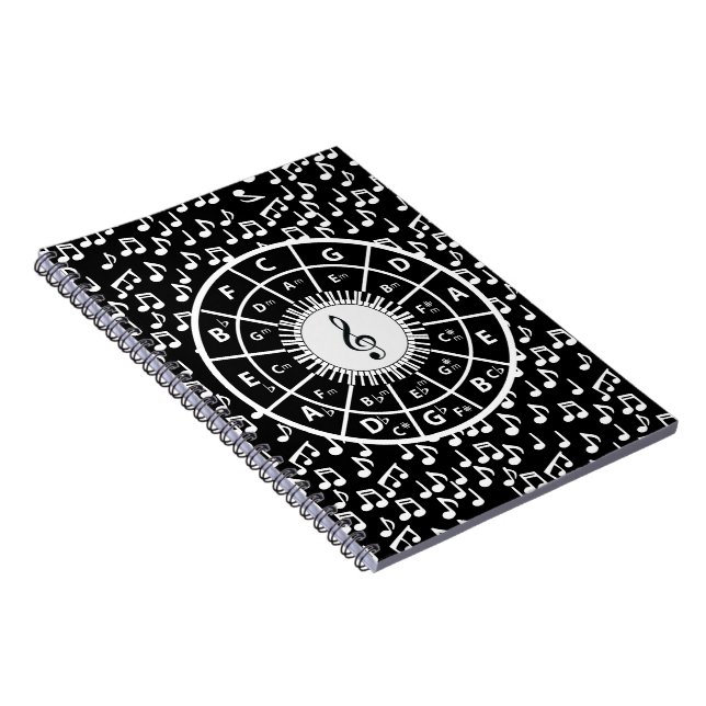 Carnet Musique Design à thème pour les mélomanes (Côté Droit)