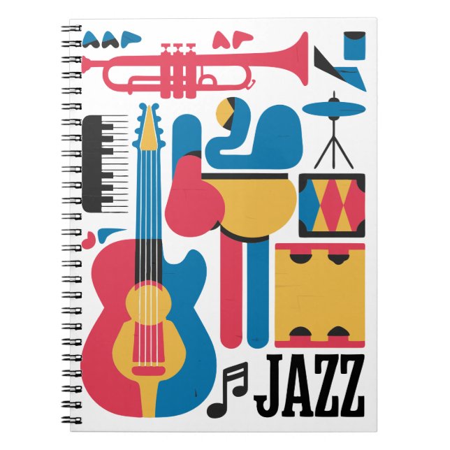 Carnet Musique jazz (Devant)