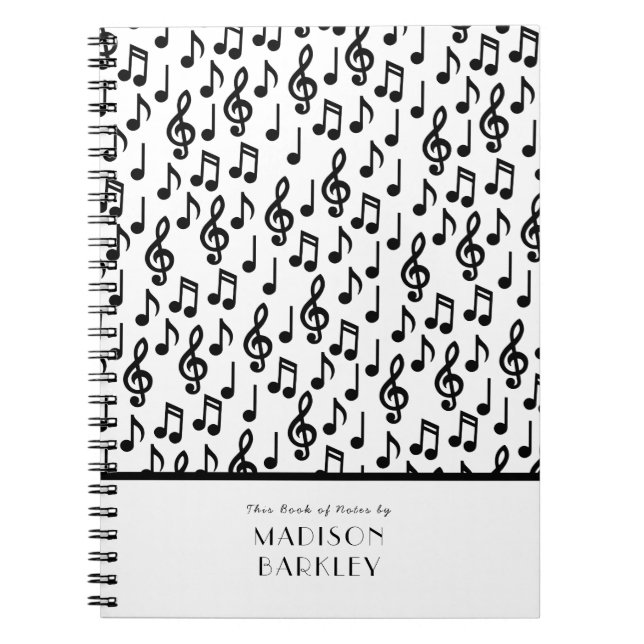 Carnet Musique Note Musicien Enseignant (Devant)