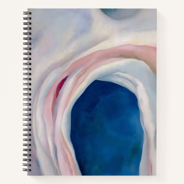 Carnet Musique rose et bleu par O'Keeffe (Devant)