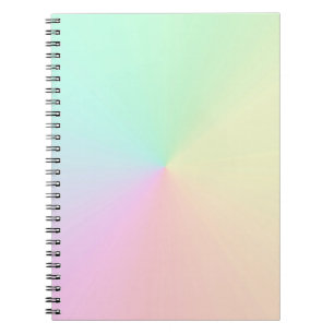 Carnet Muted Gradient Ombre Rainbow Pastel Aesthetic 