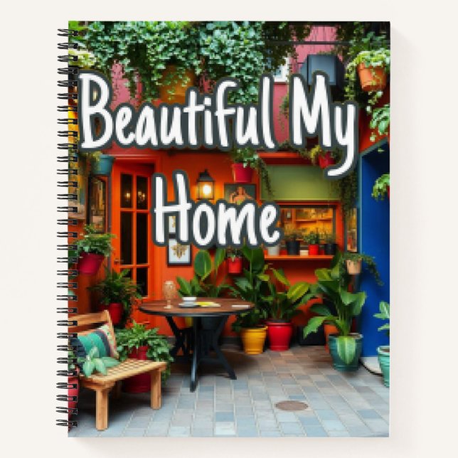 Carnet My Beautiful Home  (Devant)