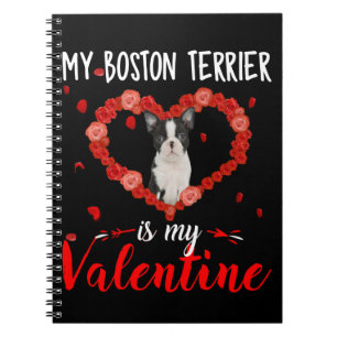 Carnet My Boston Terrier Est Mon Beau Cadeau Valentin