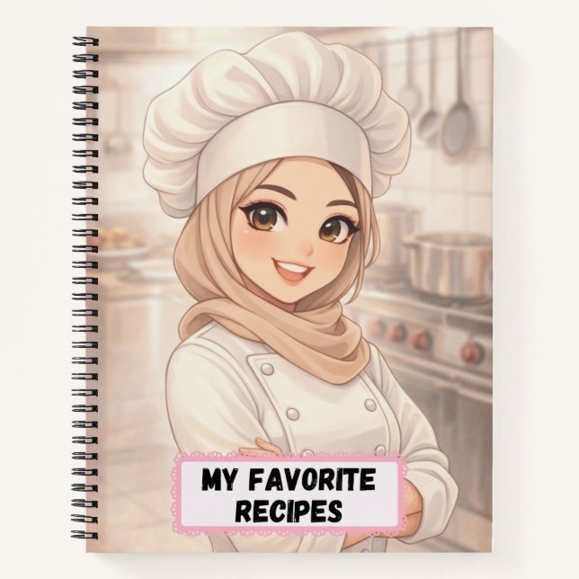 Carnet My Favorite Recipes Notebook (Devant)