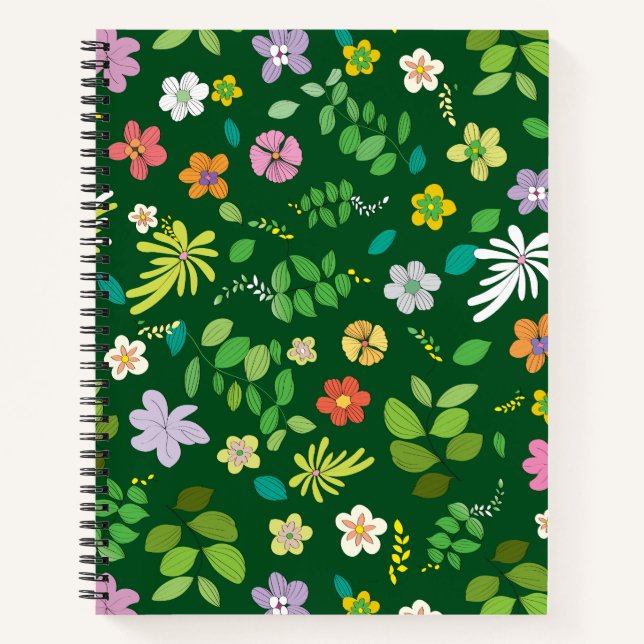 Carnet My Flower Design 4 (Devant)