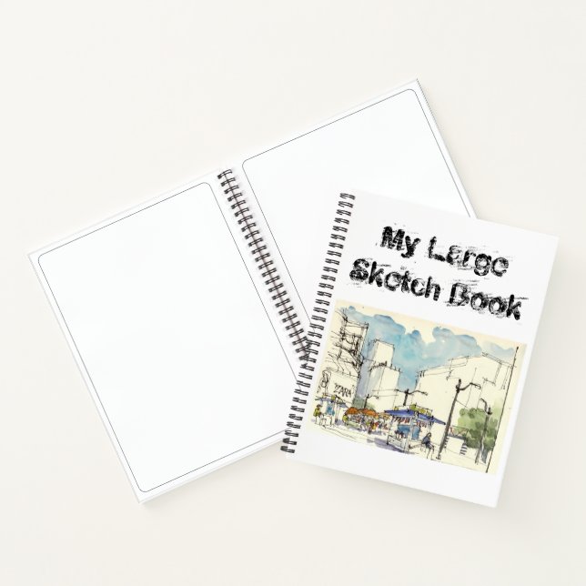 Carnet My Large Sketch Book (Intérieur)