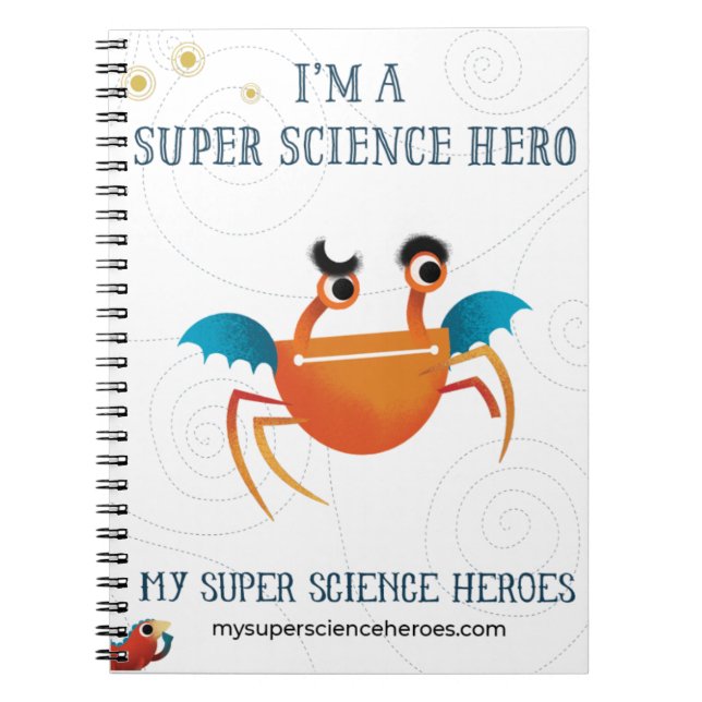 Carnet My Super Science Notebook - Orange Minion (Devant)