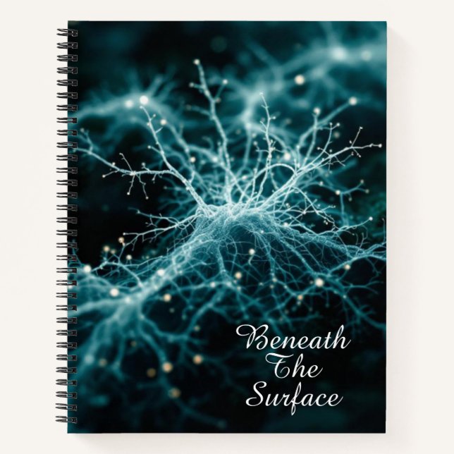 Carnet Mycelium Network Art | Lien écologique profond  (Devant)