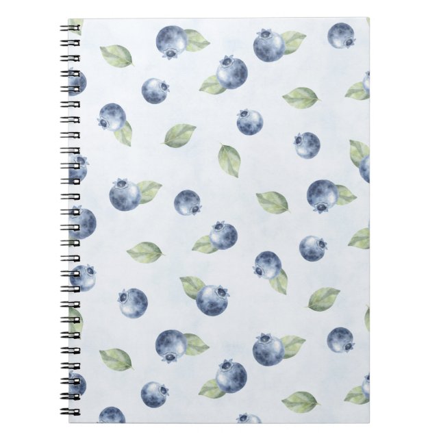 Carnet Myrtilles Bleues Fruit   (Devant)