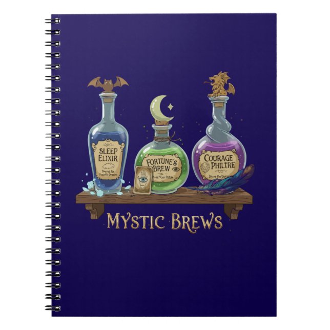 Carnet Mystic Brews | Whimsical Witchy Potions & Elixirs (Devant)
