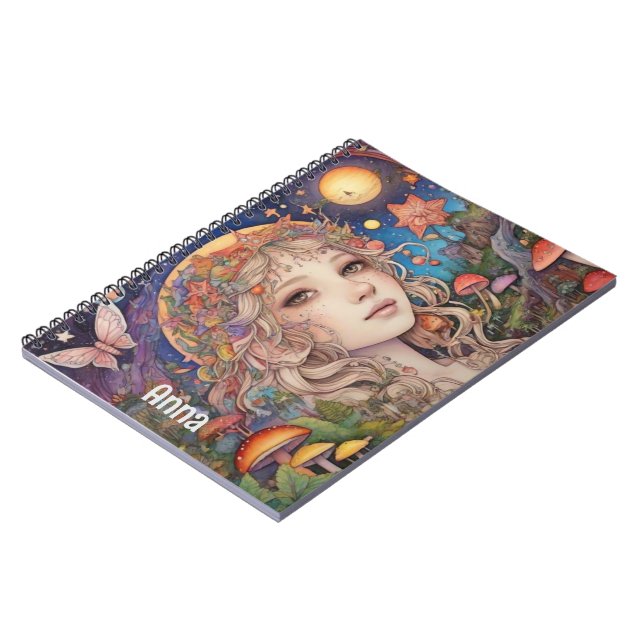 Carnet Mystical Imaginaire Girl - Custom Magic (Côté gauche)