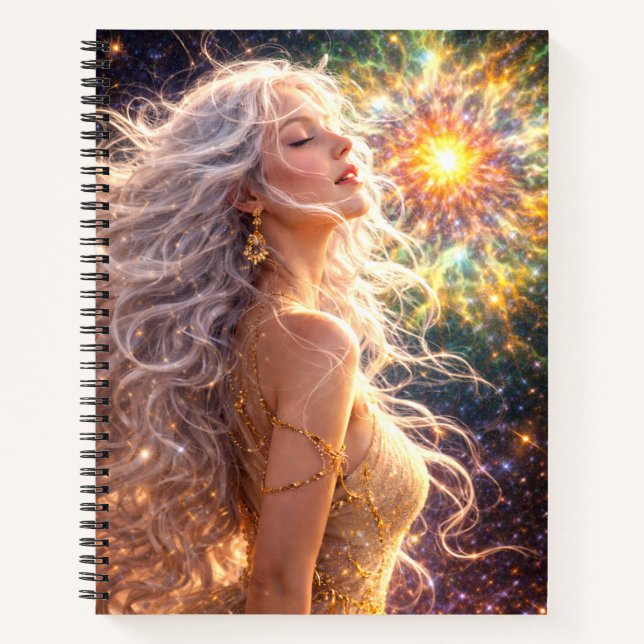 Carnet Mystik Woman Notizblock – Dein Raum für Gedanken (Devant)