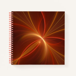 Carnet Mystique Abstrait Fractal Art Moderne Couleurs cha