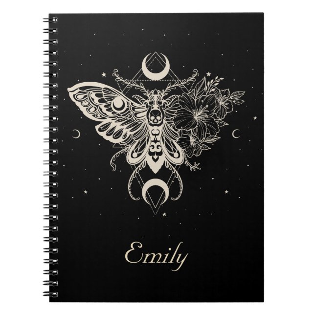 Carnet mystique papillon céleste (Devant)