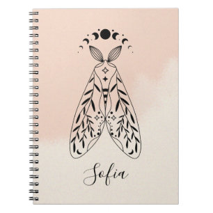 Carnet mystique papillon céleste