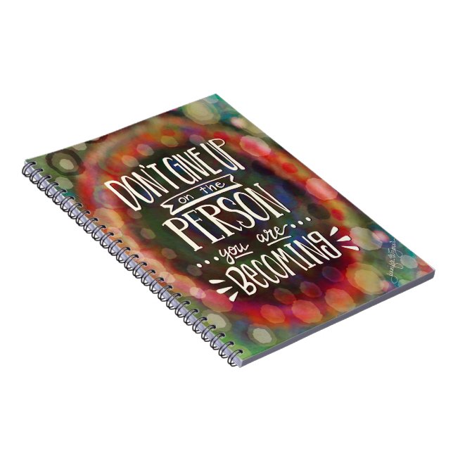 Carnet N'abandonnez pas sur vous Encouragement Plutôt ten (Côté Droit)