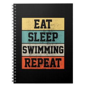 Carnet nager nager nager Cadeau de natation