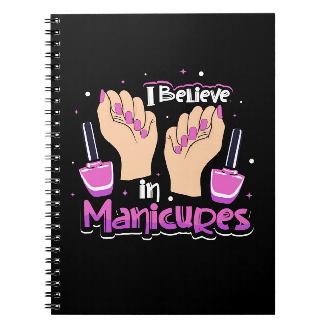 Carnet Nail Hustler Croit Aux Manucures (Devant)
