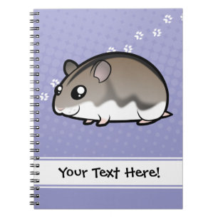 Carnet Nain de dessin animé Hamster