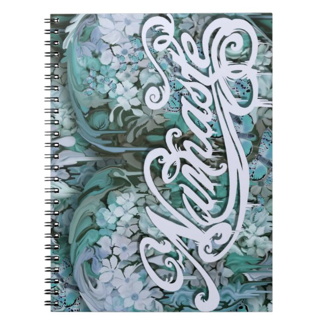 Carnet Namaste dans le bleu (Devant)