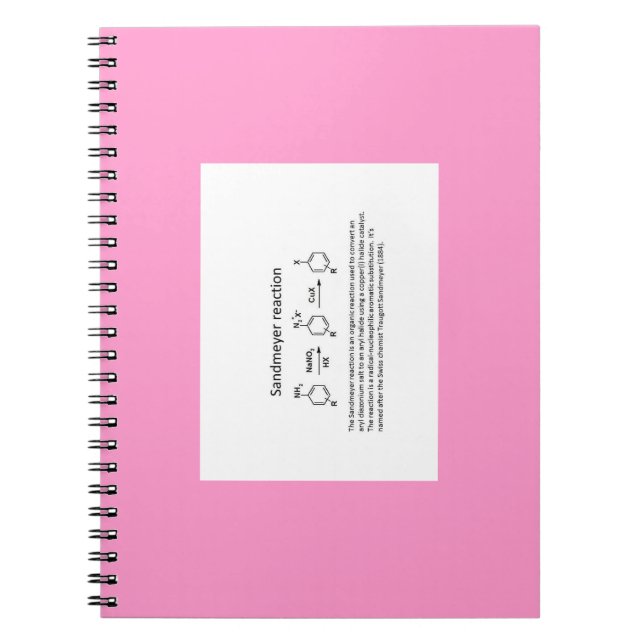 Carnet Name reaction Note (Devant)