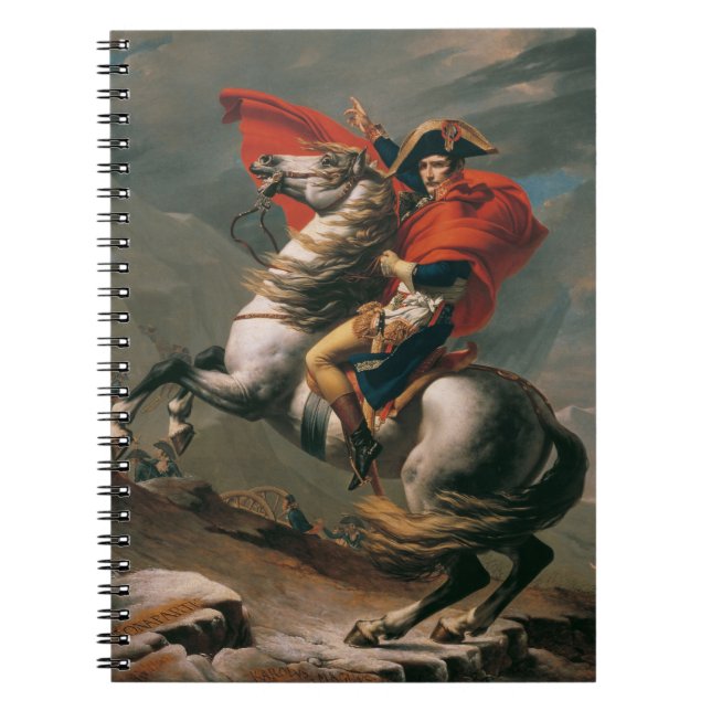 Carnet Napoléon avec cheval, Col du Saint-Bernard (Devant)