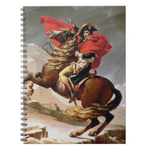 Carnet Napoléon croisant les Alpes, c.1800 (huile sur la