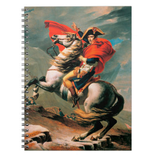 Carnet Napoléon Traversant les Alpes, célèbre peinture,