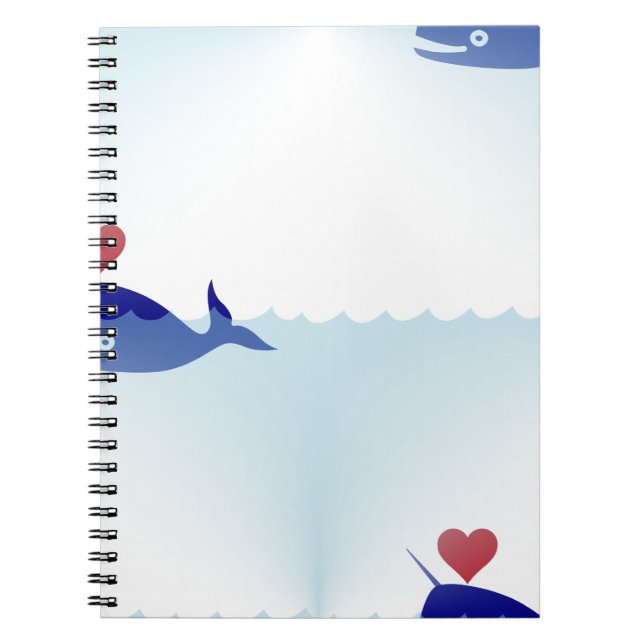 Carnet narval kawaii (Devant)