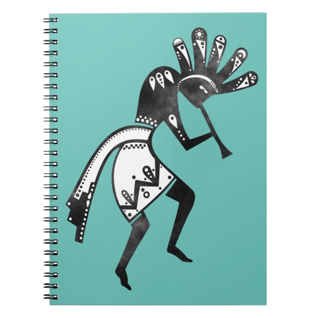 Carnet Native Americans Culture - Dancing Kokopelli 1 (Devant)