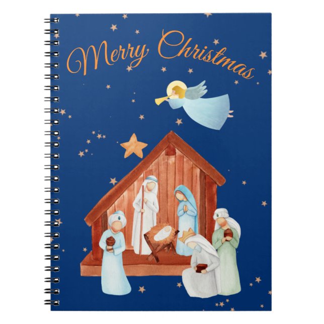 Carnet Nativity & Stars (Devant)
