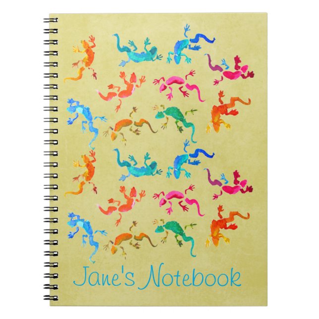 Carnet Nature écologique du gecko reptile (Devant)