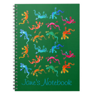 Carnet Nature écologique du gecko reptile