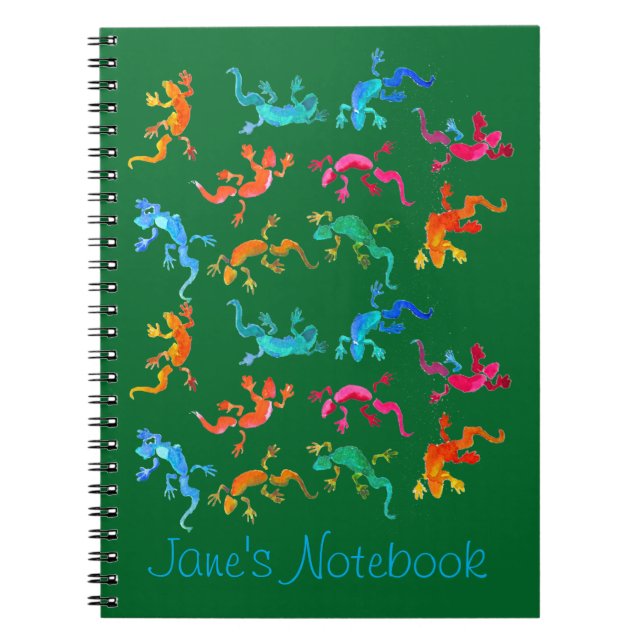 Carnet Nature écologique du gecko reptile (Devant)