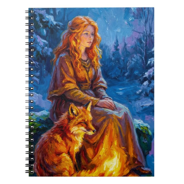 Carnet Nature sacrée : Art de la déesse celtique Brigid s (Devant)