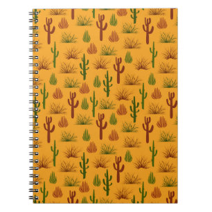 Carnet Nature sauvage Cactus Bushes Motif