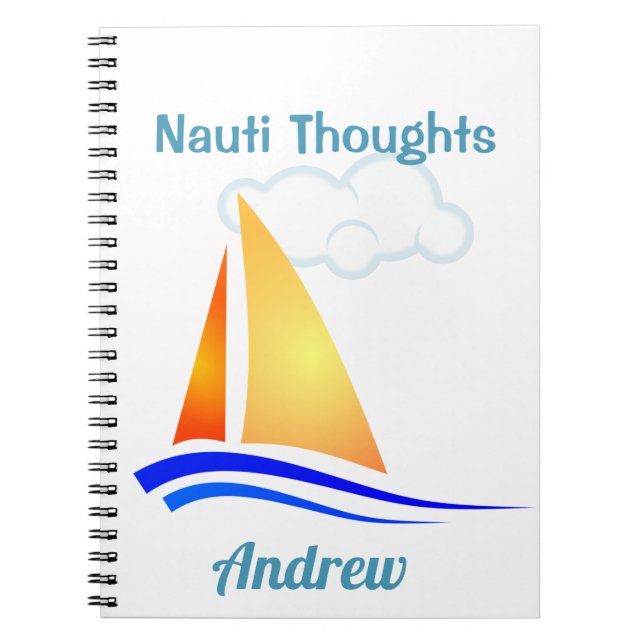 Carnet Nauti Pense Nautique Voilier (Devant)