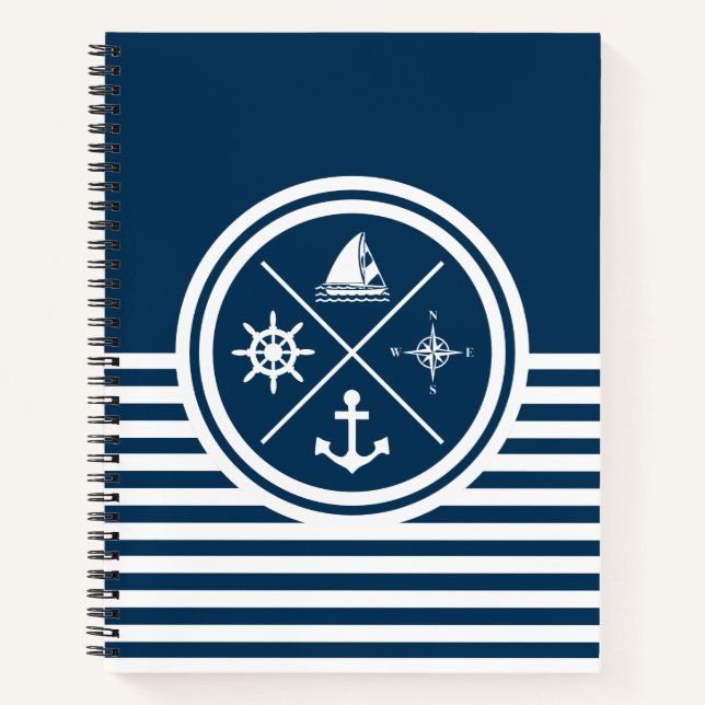 Carnet Nautical themed design (Devant)