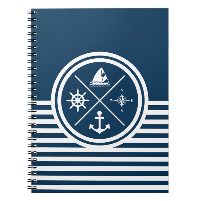 Carnet Nautical themed design (Devant)