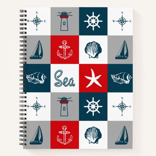 Carnet Nautical themed design (Devant)