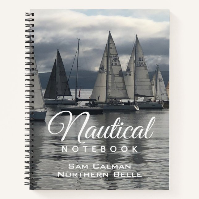 Carnet nautique avec nom du propriétaire (Devant)