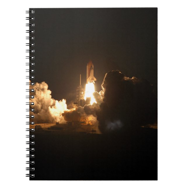 Carnet Navette spatiale Terre Orbitale Nuit Spacecraft Ca (Devant)